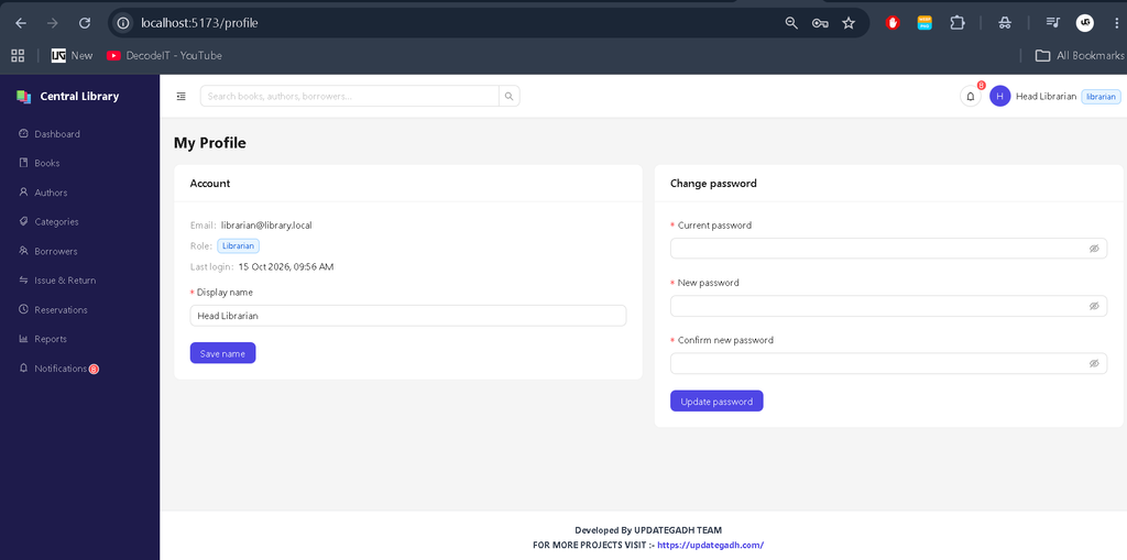 Library Management System Using MERN Stack-4