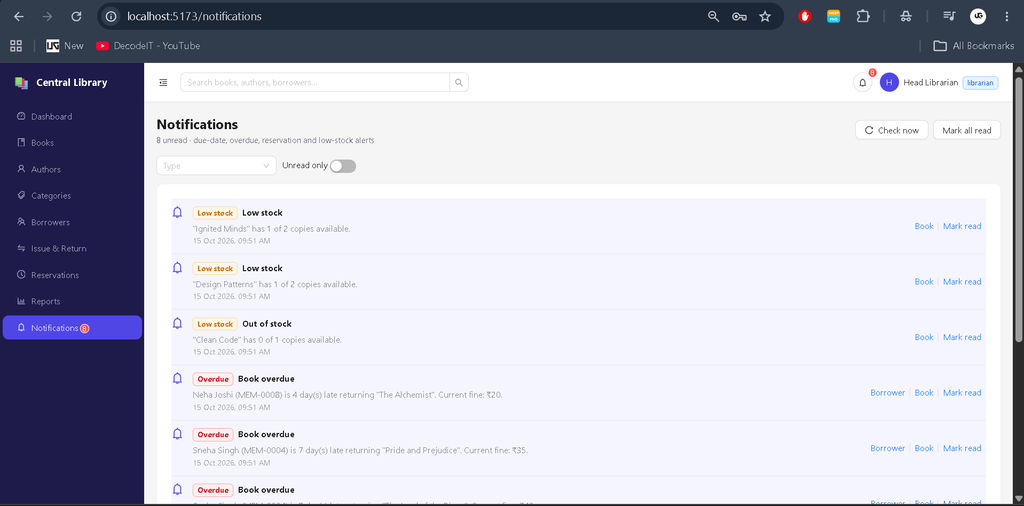 Library Management System Using MERN Stack-7