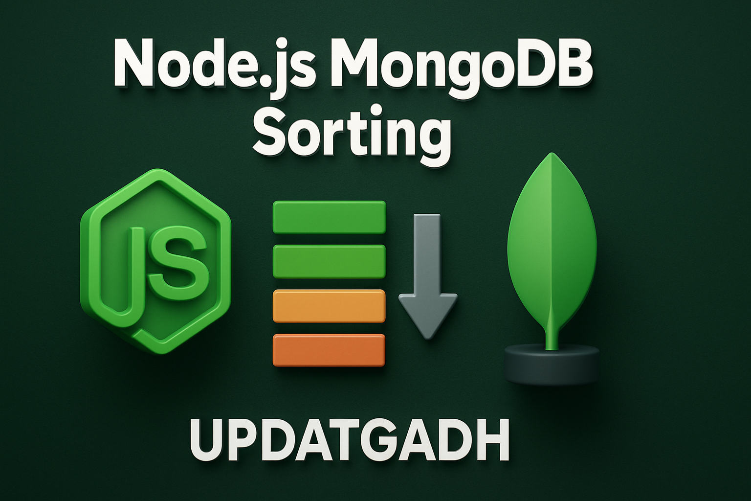 Node.js MongoDB Sorting