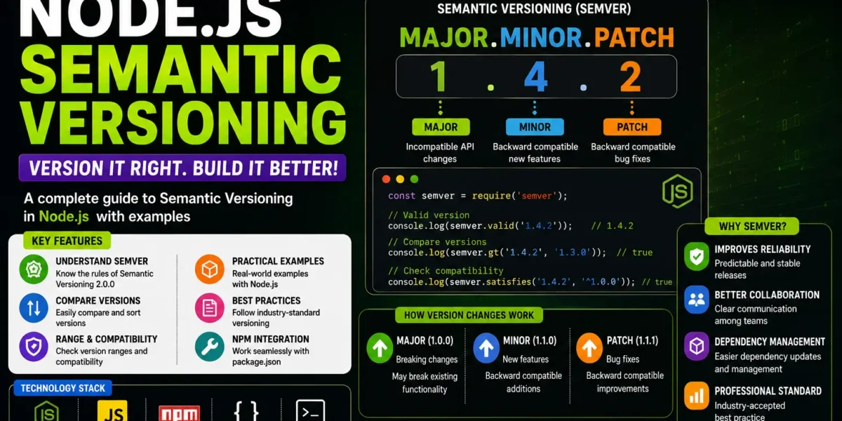 Node.js Semantic Versioning