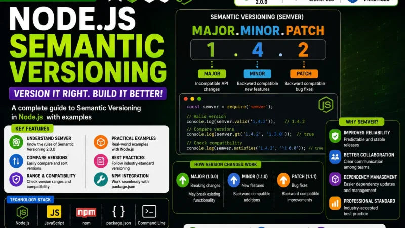 Node.js Semantic Versioning