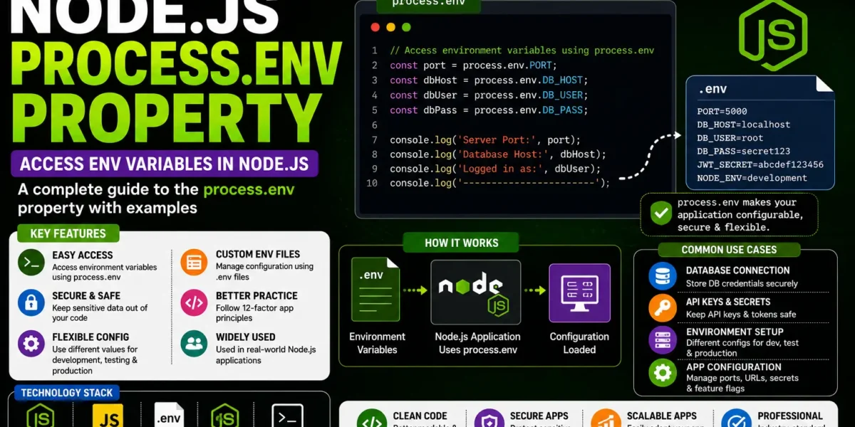 Node.js process.env Property