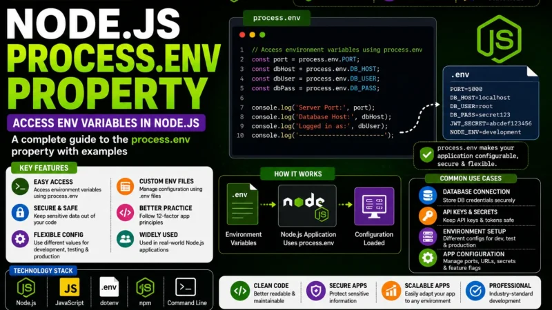 Node.js process.env Property