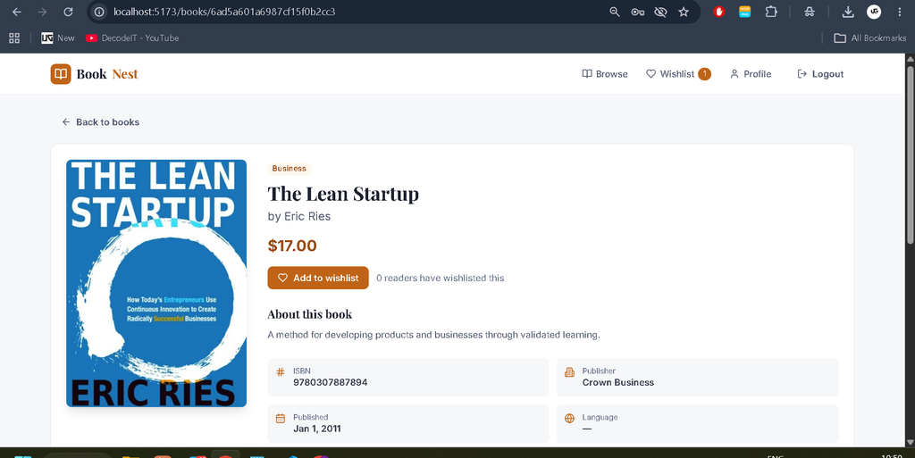 Online Book Store Project Using MERN Stack-user