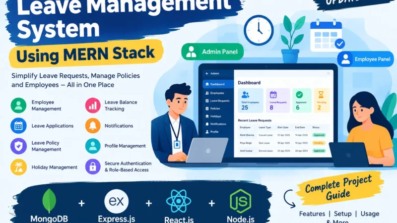 Leave Management System Using MERN Stack