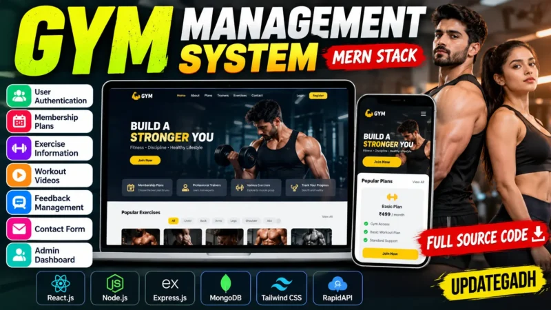 GYM Management System in MERN Stack-