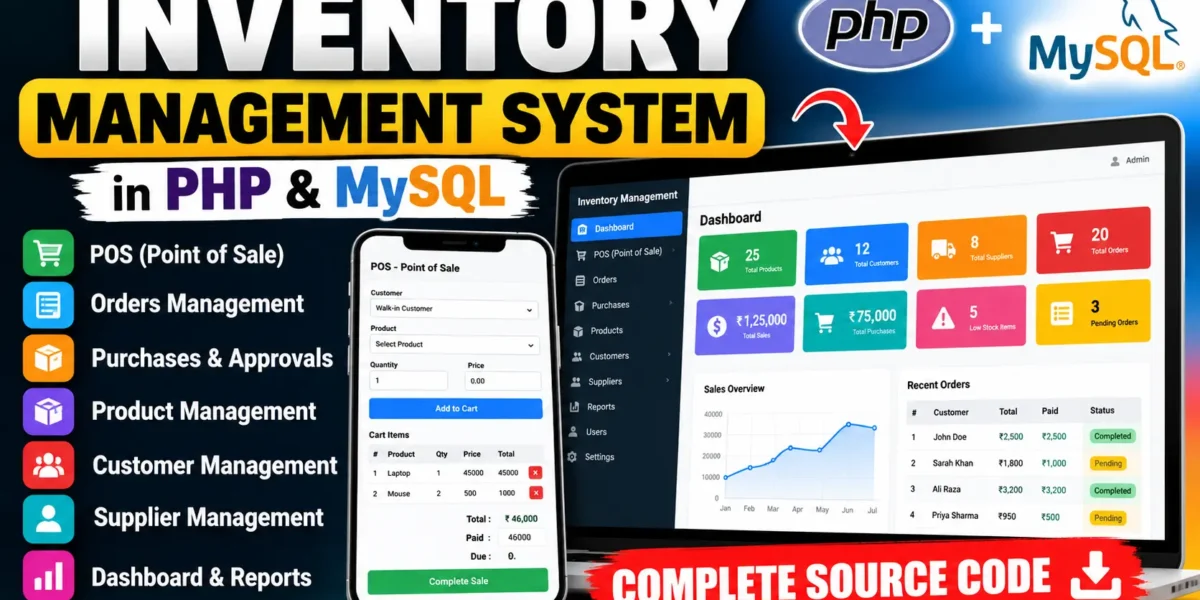 Inventory Management System in PHP and MySQL