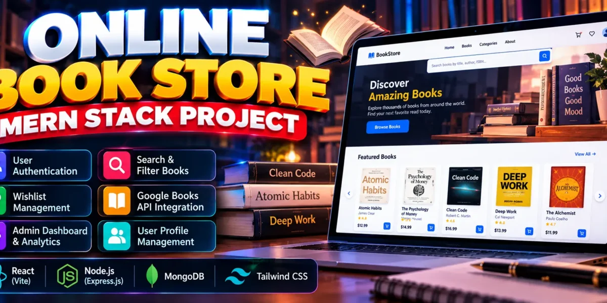 Online Book Store Project Using MERN Stack