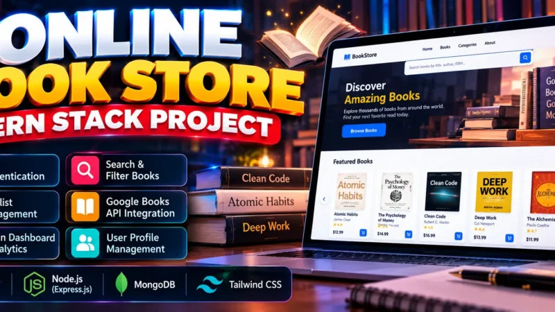 Online Book Store Project Using MERN Stack