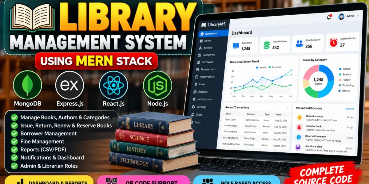 Library Management System Using MERN Stack