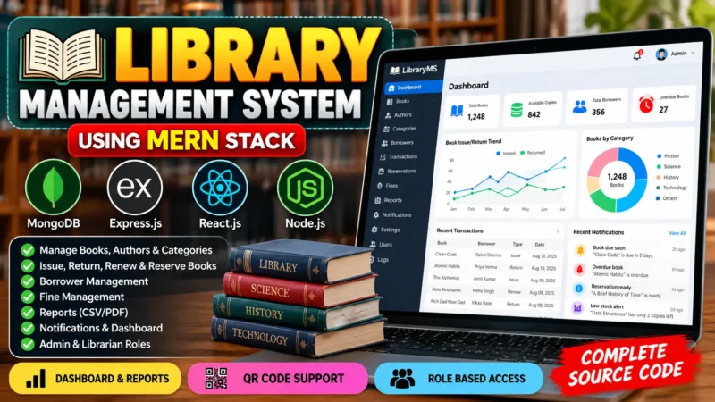 Library Management System Using MERN Stack