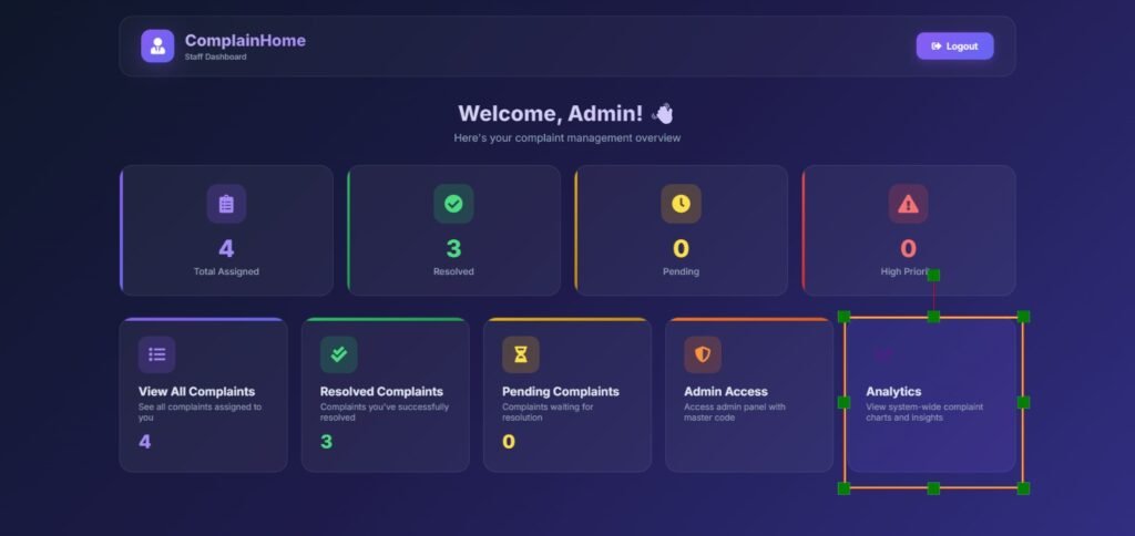 Complaint Management System in PHP & MySQL