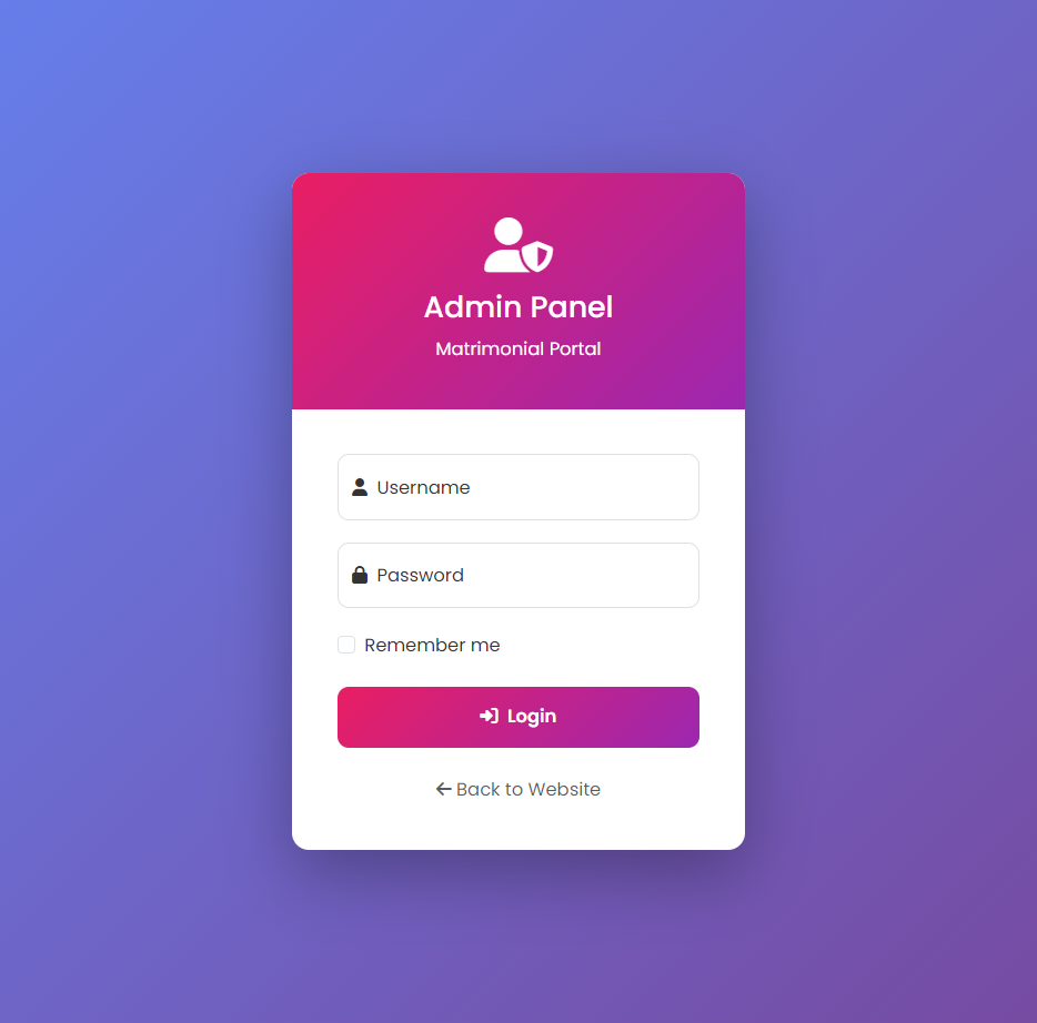 Matrimonial Portal Using PHP and MySQL PHP Project