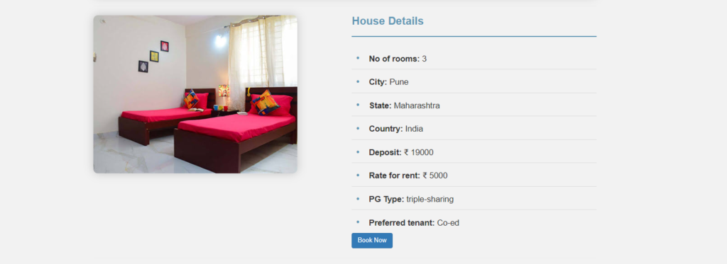 PG Accommodation Management