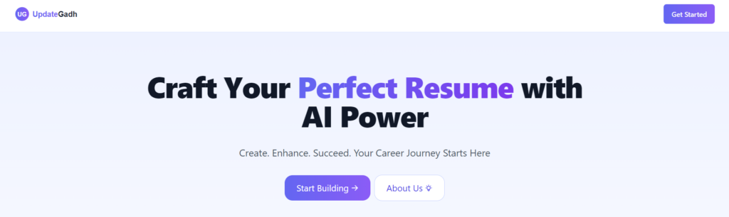 AI Resume Builder Project – Best Final Year Project