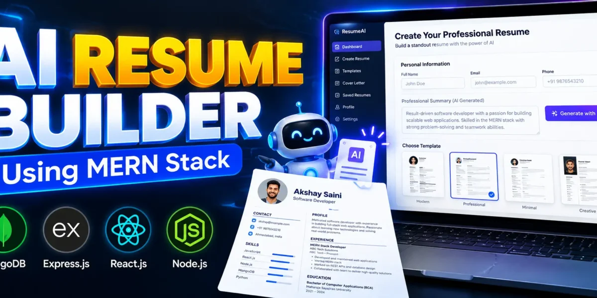 AI Resume Builder Using MERN Stack