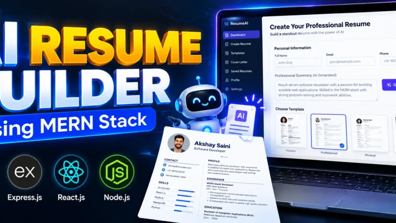 AI Resume Builder Using MERN Stack