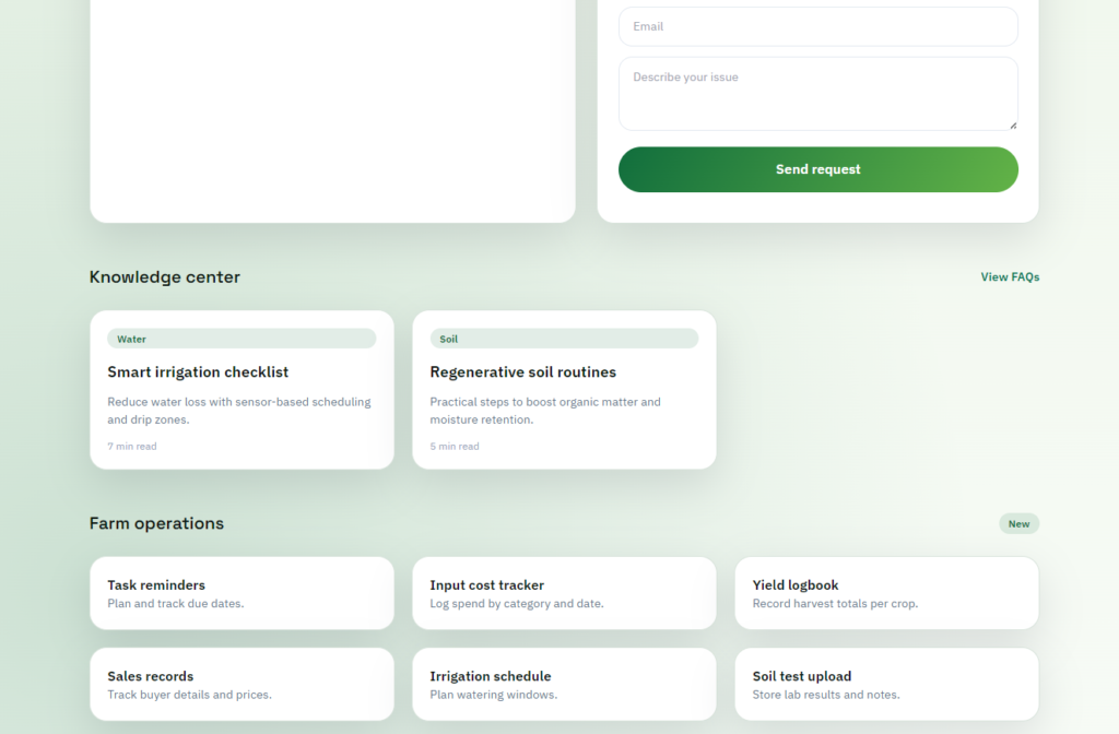 Farmer Buddy is a full-stack JSP-based smart farming web application