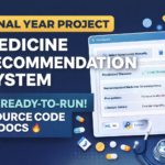 Medicine Recommendation System using ML Logo t