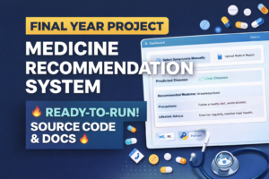 Medicine Recommendation System using ML Logo t