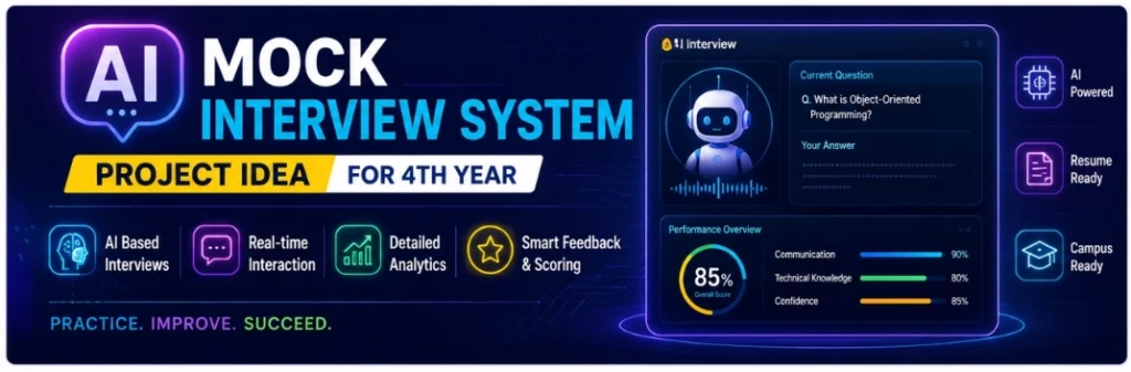 AI Mock Interview System-Project Idea for 4th Year