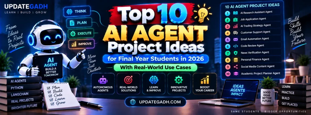 Top 10 AI Agent Project Ideas for Final Year Students in 2026 (With Real-World Use Cases)