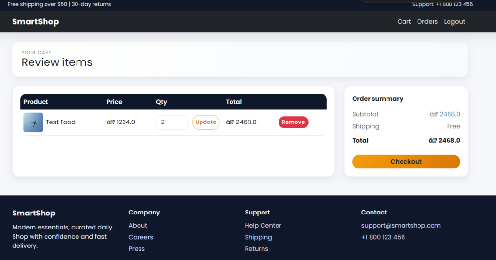 Ecommerce Web Application