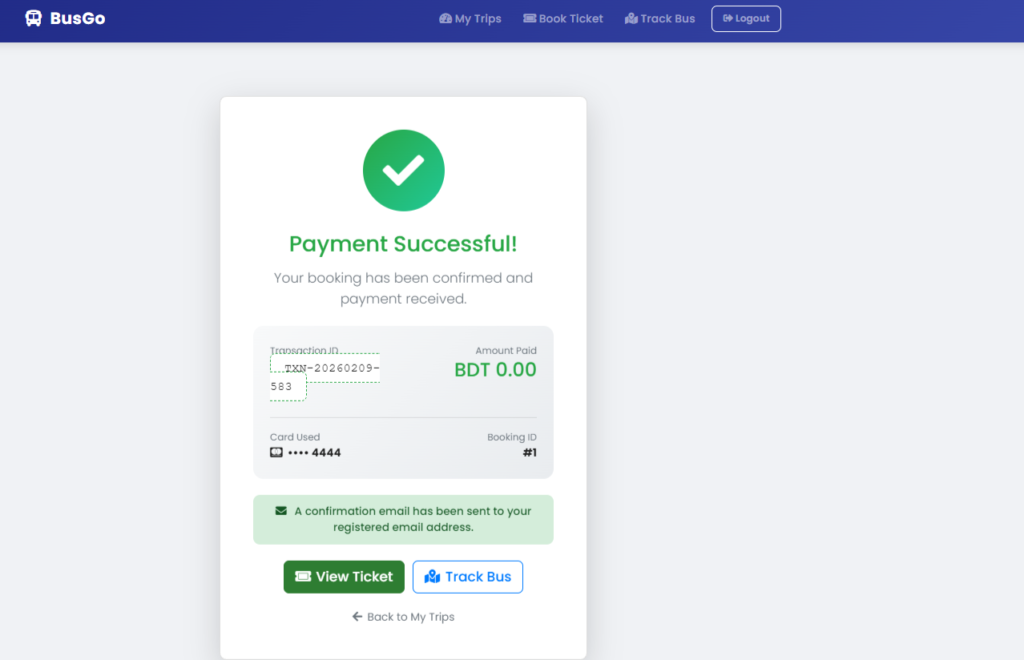 Bus Ticketing System with Real-Time Tracking