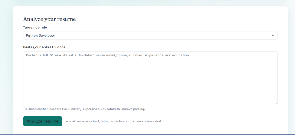 AI-Powered Career Gap Analyzer