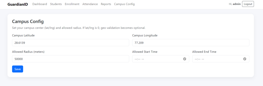 Face Recognition Based Secure Attendance