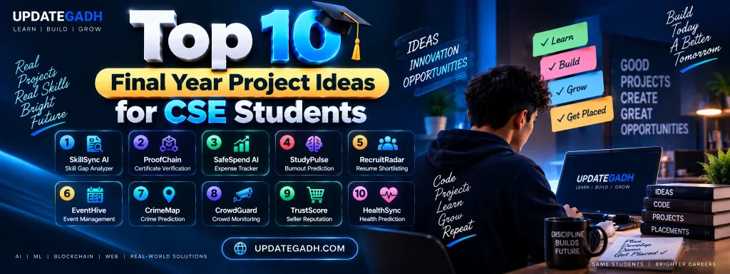 Top 10 Final Year Project Ideas for CSE Students
