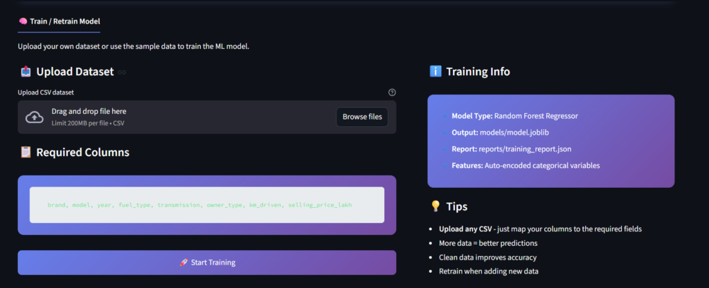 Car Price Prediction System Using Machine Learning