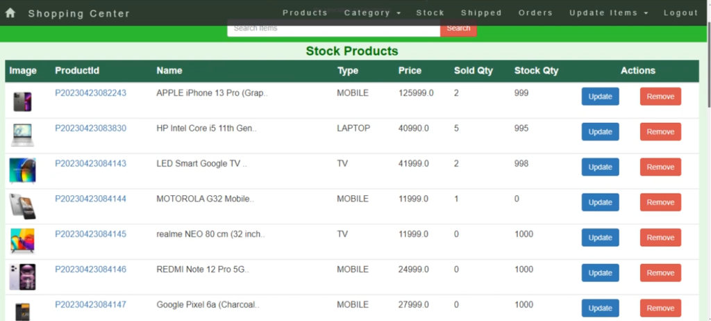 Ecommerce Web Application