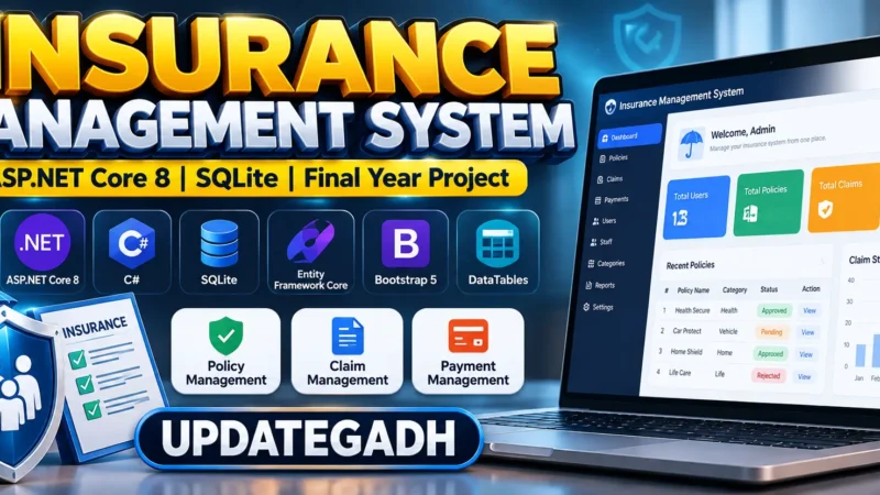 Insurance Management System Using ASP.NET