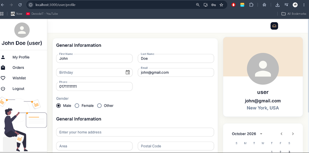 E-furniture MERN Stack Project with Source Code -9