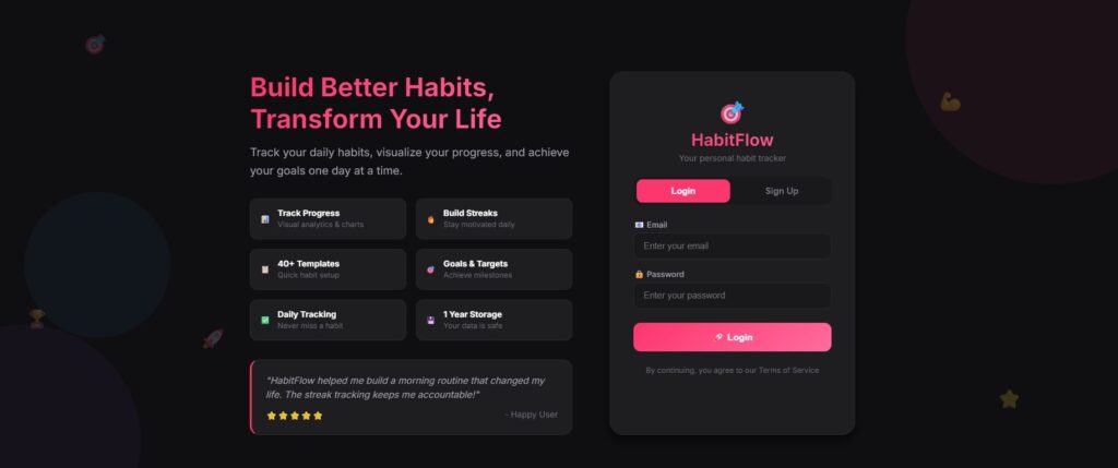 AI-Powered Habit Tracker Project
