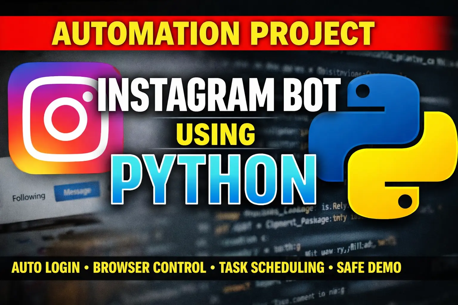 Instagram Bot Using Python