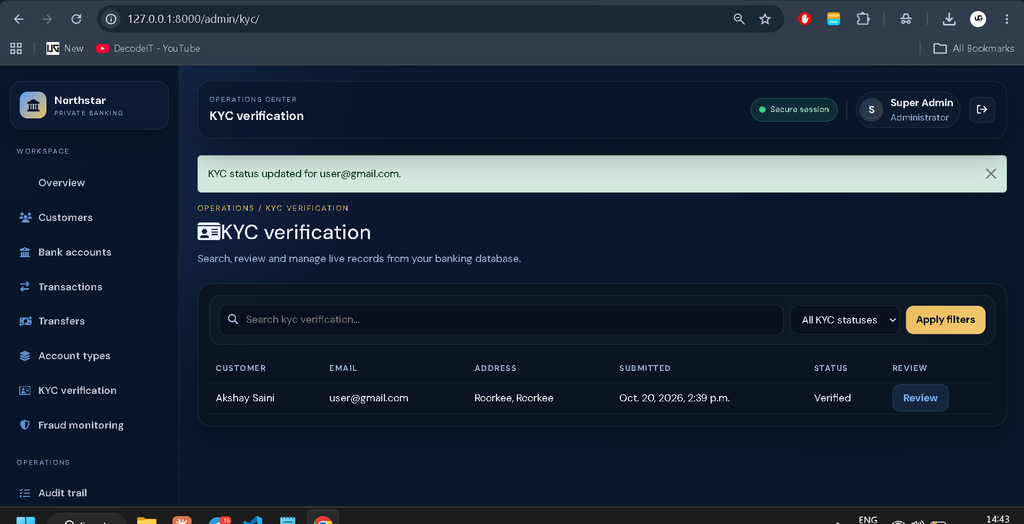 Online Banking System Using Python and Django-8