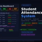 Student Attendance System in JSP Java Servlet MySQL