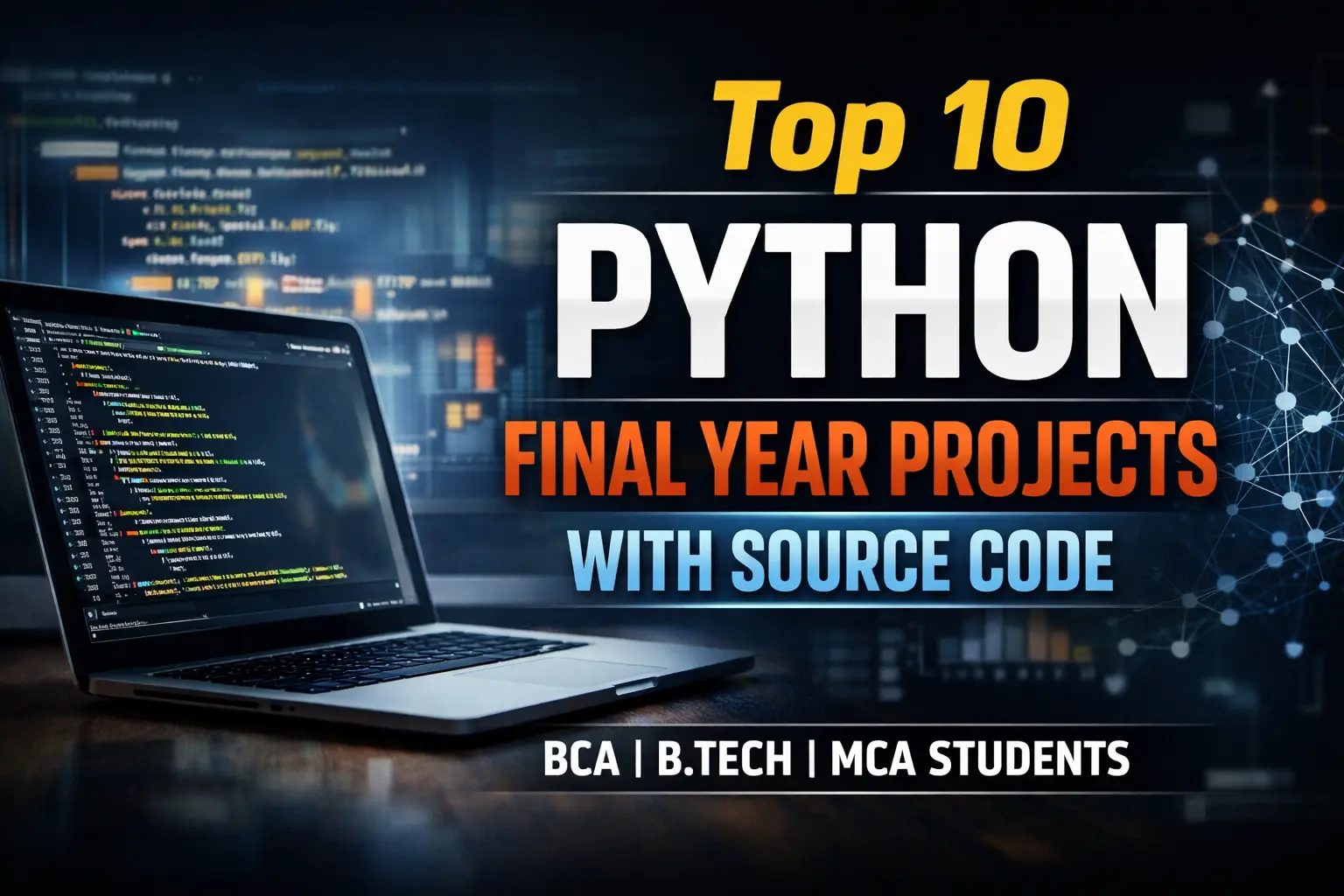 Top 10 Python Final Year Projects with Source Code