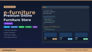 e-furniture MERN Stack Project with Source Code