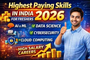 Highest paying skills in India for freshers in 2026 with high salary careers