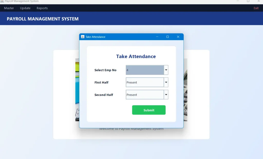 Payroll Management System in Java