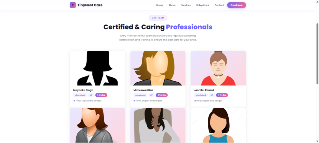 Baby Daycare Management System in PHP MySQL