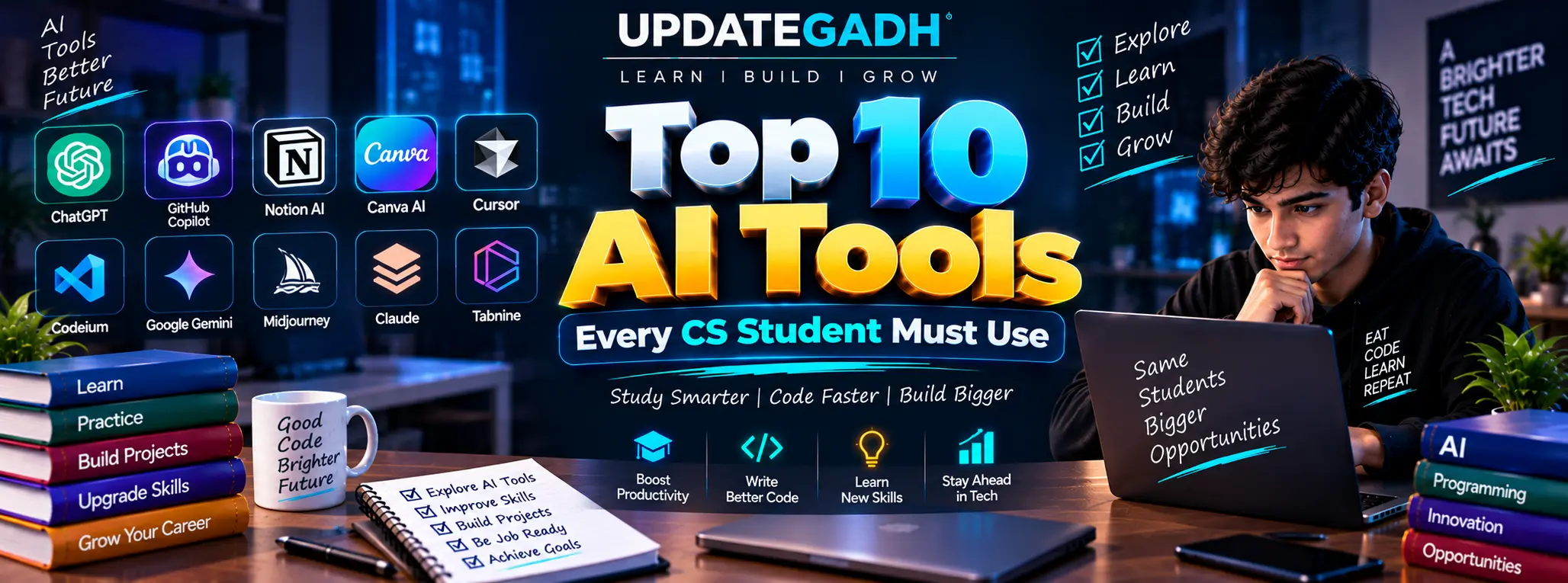 Top 10 AI Tools CS Student