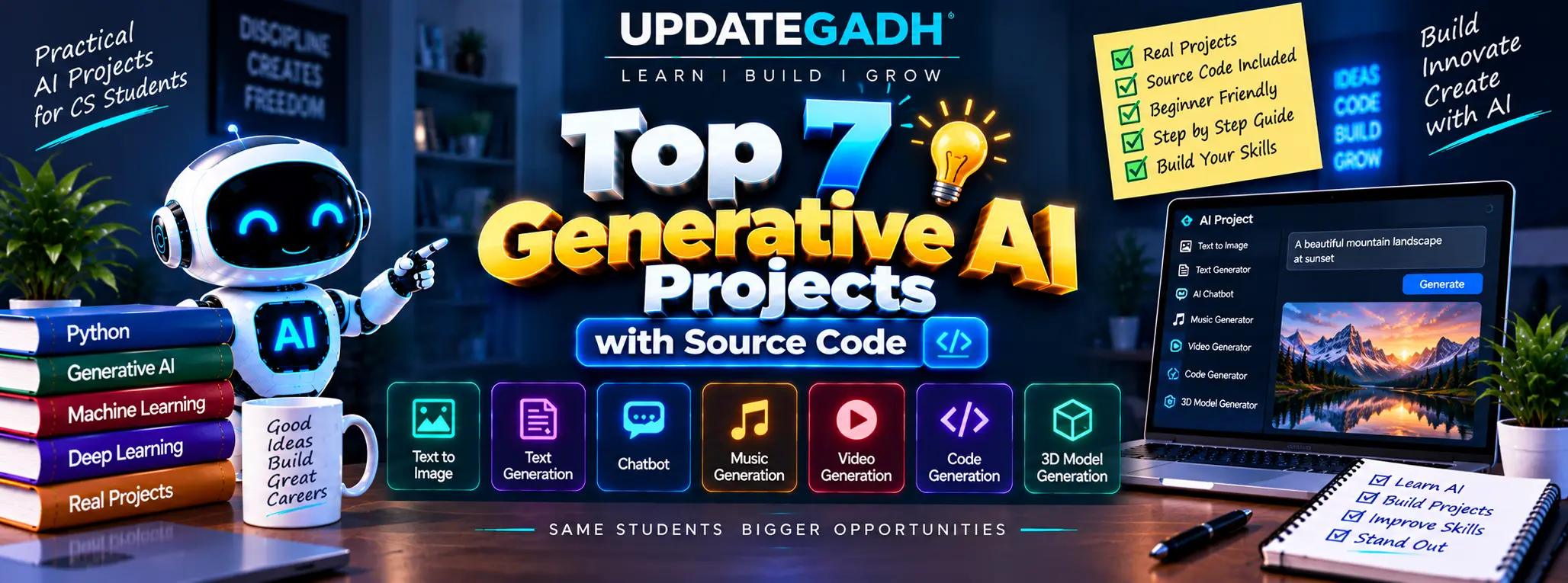 Top 7 Generative AI Projects with Source Code