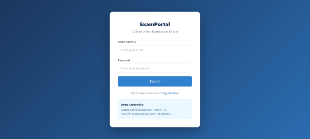 Online Examination System