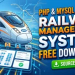 Railway Management System in PHP and MySQL