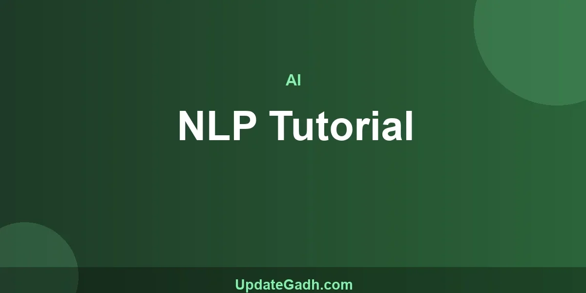 NLP Tutorial