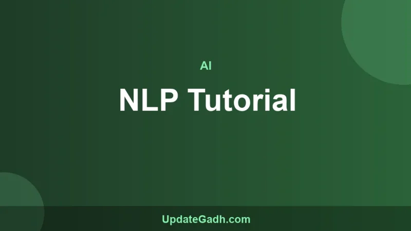NLP Tutorial